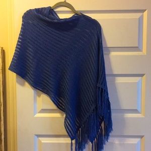 Periwinkle blue light weight shawl